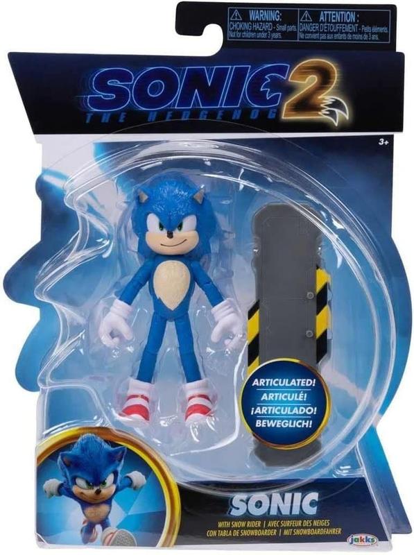 Boneco de ação Sonic The Hedgehog 2 Sonic 10cm - Jakks Pacific